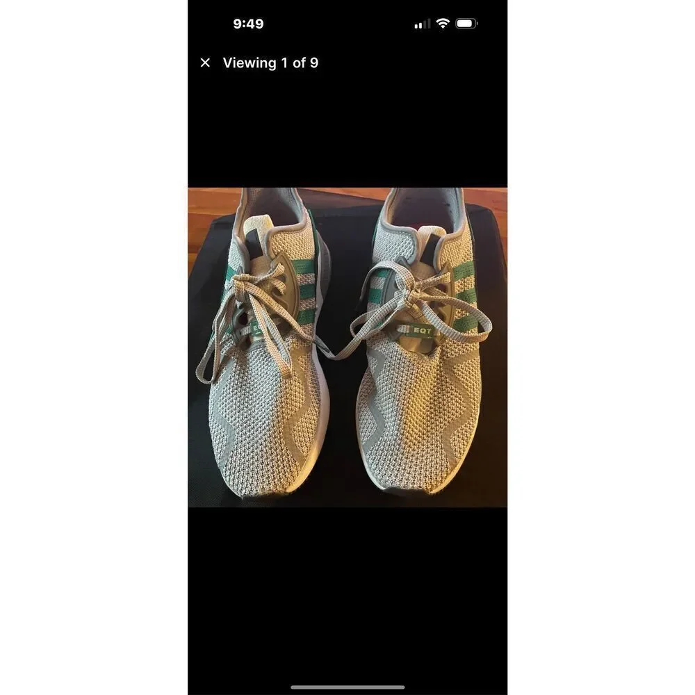 adidas green gray
